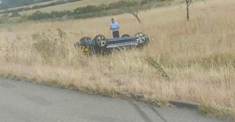 Sortie de route pour la nouvelle Alpine A110 de la gendarmerie de la Meuse